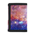 Light Stardust Galaxy Deep Space Print Trifold Wallet