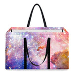 Light Stardust Galaxy Deep Space Print Utility Tote Bag