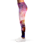 Light Stardust Galaxy Deep Space Print Women's Leggings