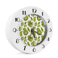 Light Tropical Leaf Pattern Print Alarm Clock