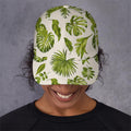 Light Tropical Leaf Pattern Print Baseball Cap