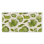 Light Tropical Leaf Pattern Print Beach Towel