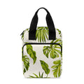 Light Tropical Leaf Pattern Print Bible Tote Bag