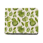 Light Tropical Leaf Pattern Print Bifold Wallet