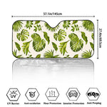 Light Tropical Leaf Pattern Print Car Windshield Sun Shade