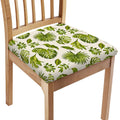Light Tropical Leaf Pattern Print Chair Cushion Cover