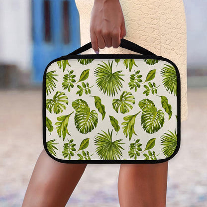Light Tropical Leaf Pattern Print Classic Bible Case