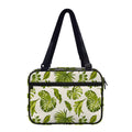 Light Tropical Leaf Pattern Print Double Strap Bible Bag
