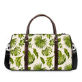 Light Tropical Leaf Pattern Print Duffel Bag