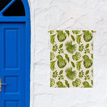 Light Tropical Leaf Pattern Print Garden Flag
