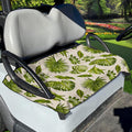 Light Tropical Leaf Pattern Print Golf Cart Seat Cover
