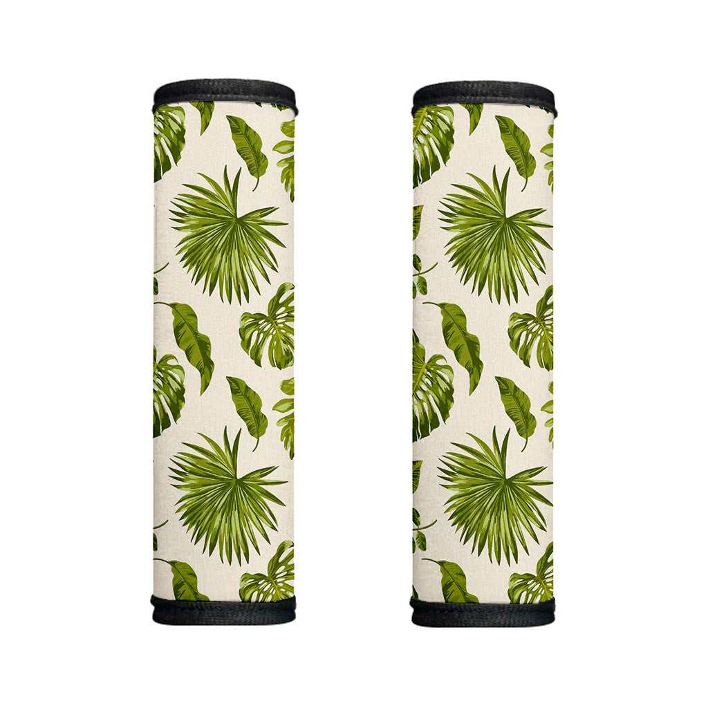Light Tropical Leaf Pattern Print Handle Covers