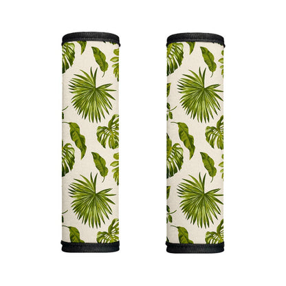Light Tropical Leaf Pattern Print Handle Covers