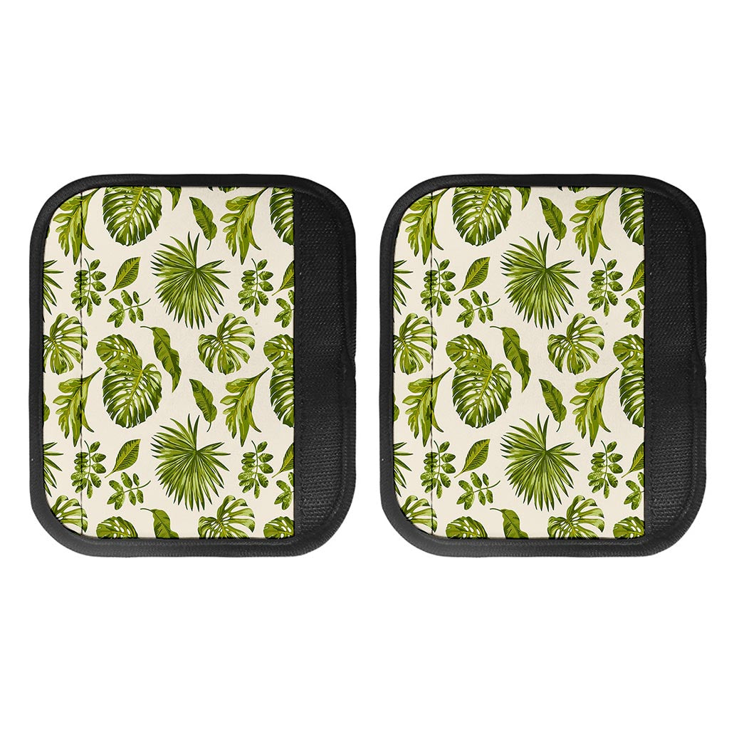 Light Tropical Leaf Pattern Print Handle Covers