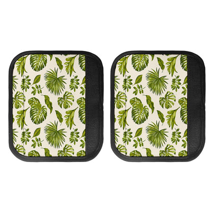 Light Tropical Leaf Pattern Print Handle Covers