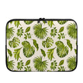 Light Tropical Leaf Pattern Print Laptop Sleeve