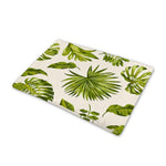 Light Tropical Leaf Pattern Print Pet Cooling Mat Cover