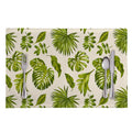 Light Tropical Leaf Pattern Print Placemat