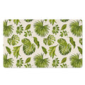 Light Tropical Leaf Pattern Print Polyester Doormat