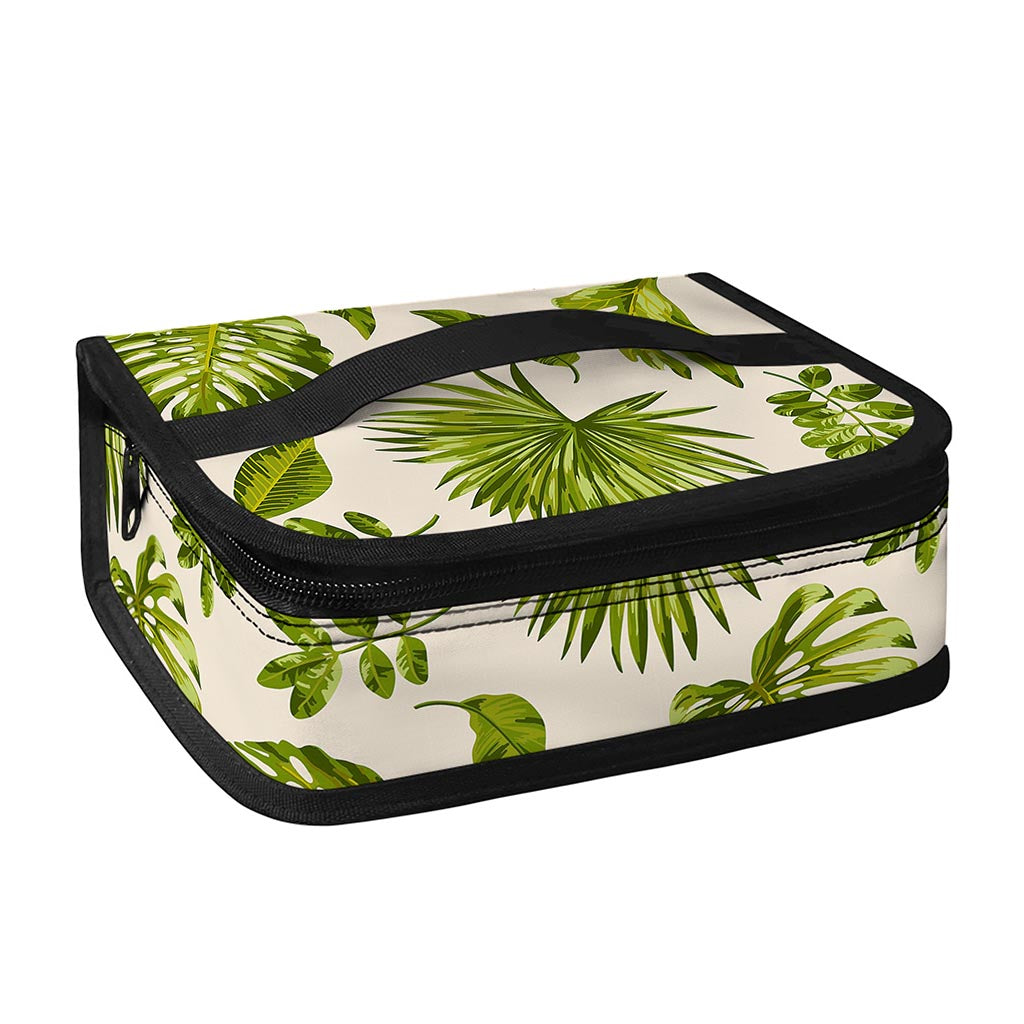 Light Tropical Leaf Pattern Print Small Lunch Bag
