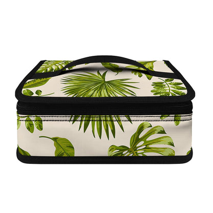 Light Tropical Leaf Pattern Print Small Lunch Bag