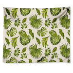 Light Tropical Leaf Pattern Print Tapestry