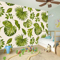 Light Tropical Leaf Pattern Print Wall Sticker