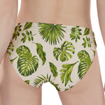 Light Tropical Leaf Pattern Print Women's Panties