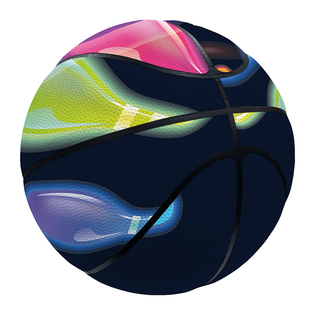 Light Up Bowling Pins Print Basketball