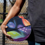 Light Up Bowling Pins Print Basketball
