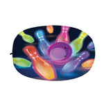 Light Up Bowling Pins Print Car Side Mirror Covers