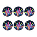 Light Up Bowling Pins Print Coaster Set