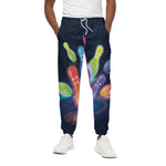 Light Up Bowling Pins Print Cotton Pants