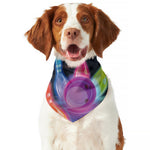Light Up Bowling Pins Print Dog Bandana