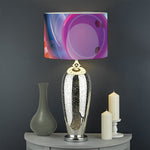 Light Up Bowling Pins Print Drum Lamp Shade