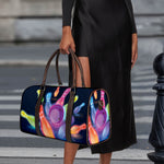 Light Up Bowling Pins Print Duffle Bag