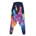 Light Up Bowling Pins Print Hammer Pants