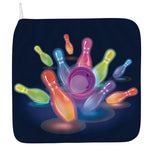 Light Up Bowling Pins Print Hand Towel