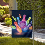 Light Up Bowling Pins Print House Flag