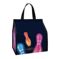 Light Up Bowling Pins Print Insulated Lunch Tote