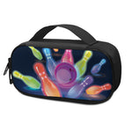Light Up Bowling Pins Print Insulin Cooler Travel Case