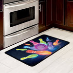 Light Up Bowling Pins Print Kitchen Mat
