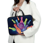 Light Up Bowling Pins Print Laptop Sleeve With Handle
