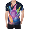 Light Up Bowling Pins Print Men's Shirt