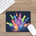 Light Up Bowling Pins Print Mouse Pad