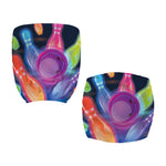 Light Up Bowling Pins Print Office Chair Cover