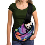 Light Up Bowling Pins Print Pet Sling Carrier