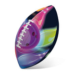 Light Up Bowling Pins Print Rugby Ball