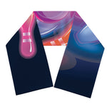 Light Up Bowling Pins Print Scarf