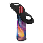 Light Up Bowling Pins Print Single Neoprene Wine Tote